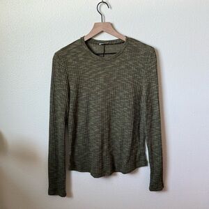 Intimately Free People Olive Knit Top